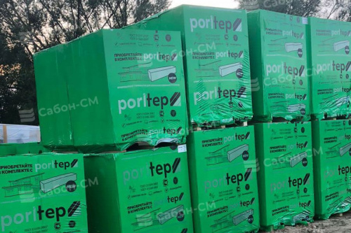 Газобетонные стеновые блоки Poritep Коломна 625х250х500, D500